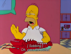 Homer Eats Pinchy