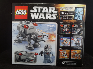 Lego Star Wars Microfighters AT-AT Box - Rear