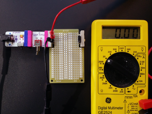 DIY littleBits Perf Module - Signal Test Off