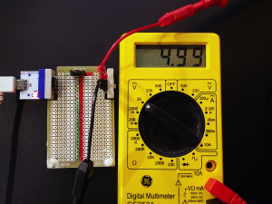 DIY littleBits Perf Module - Power Test, On