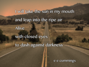 I Will Wade Out excerpt by E. E. Cummings