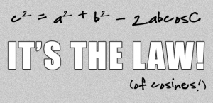 The law of cosines