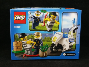 Lego City Crook Pursuit Box - Rear